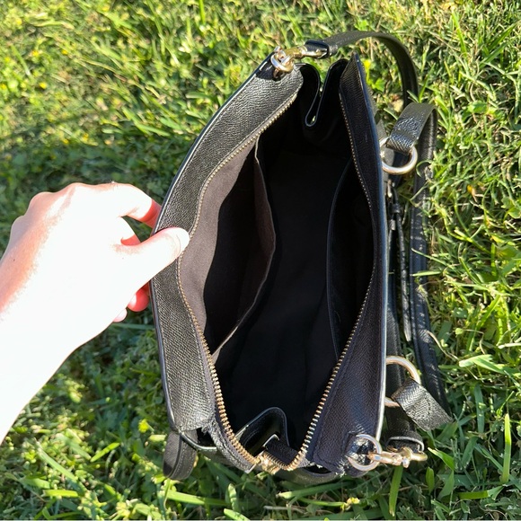 Coach Black Kailey Carryall Satchel Crossbody Bag - Picture 13 of 16